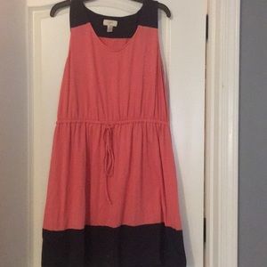 Loft Color block dress